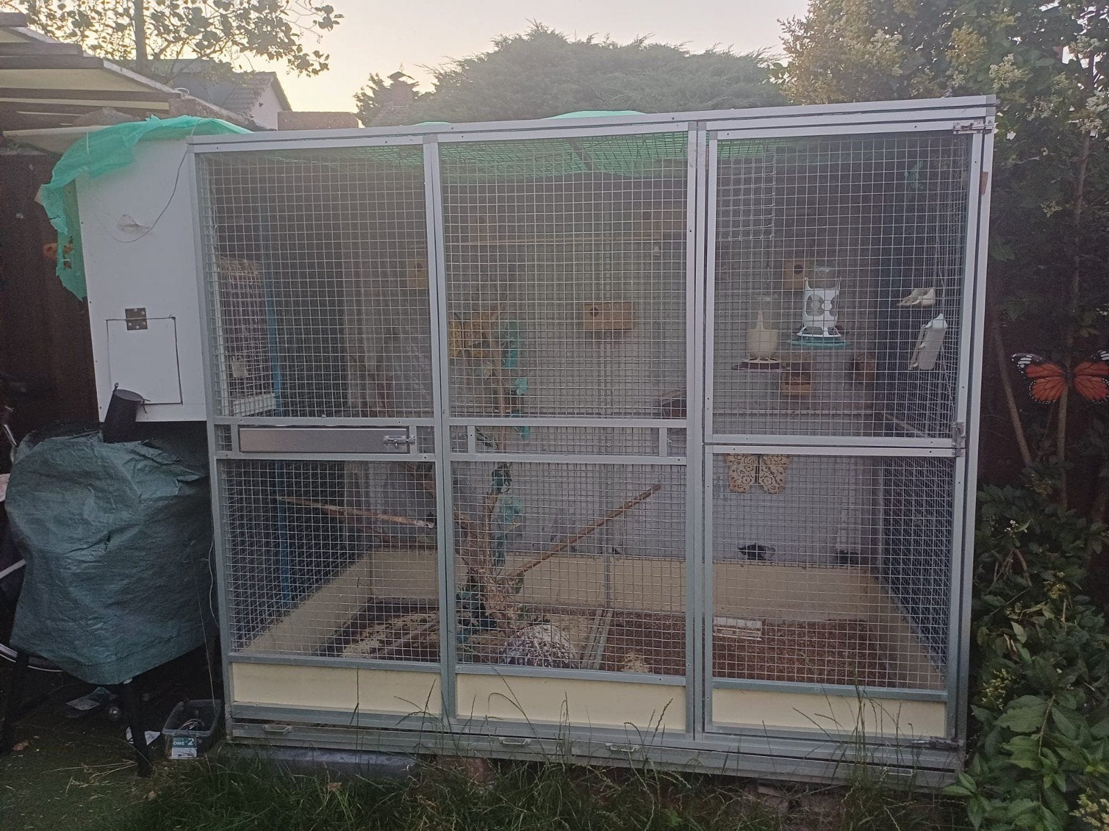 Grote aluminium voliere, Dieren en Toebehoren, Ophalen, Aluminium, Volière