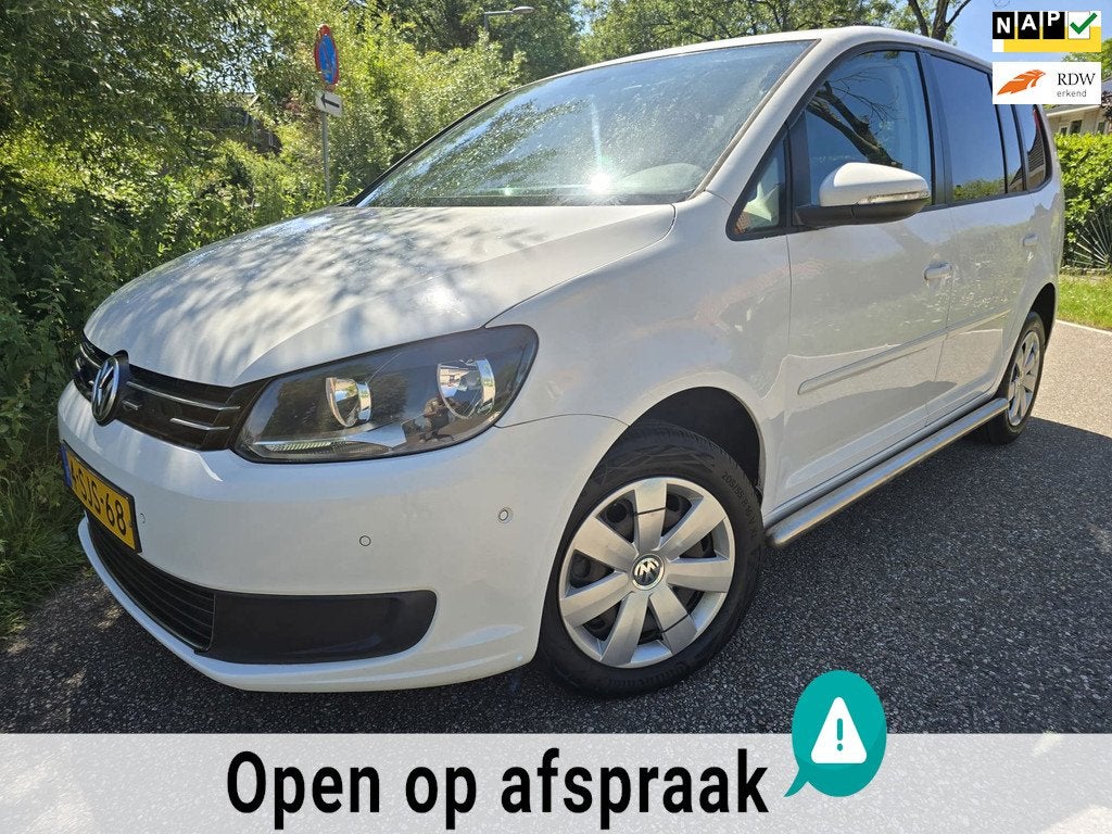 Volkswagen Touran 2.0 TDI Comfortline BlueMotion/Airco/Deale, Auto's, Volkswagen, Euro 5, Stof, Zwart, 4 cilinders