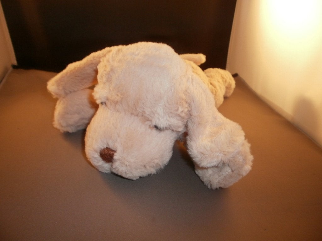 hulp hond Flip licht bruin velours 27 cm bruin/zwarte ogen, Overige merken, Overige karakters, Nieuw, Wasbaar