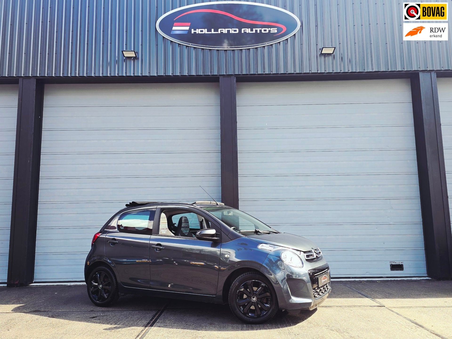 Citroen C1 1.0 VTi Cabrio automaat nette staat, goed rijdend, Auto's, Stof, Gebruikt, Zwart, USB