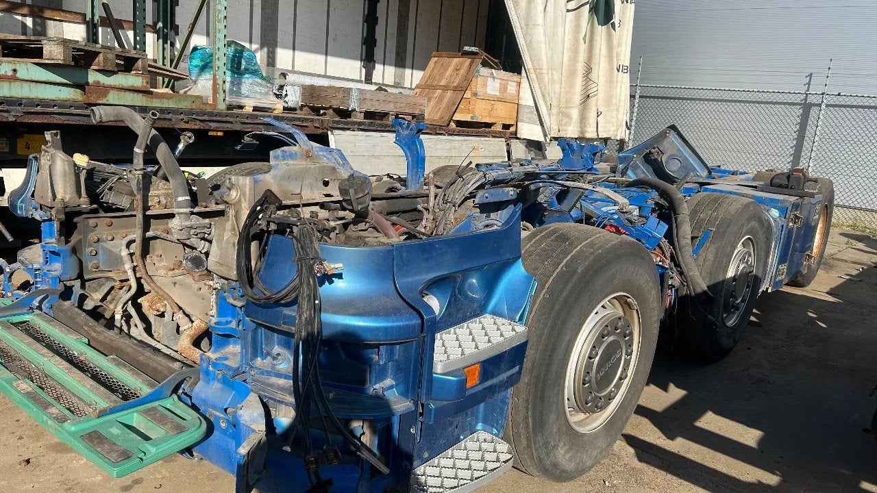 Scania R500 8x2 euro 5 onderstel full air, Gebruikt, Scania, Ophanging en Onderstel