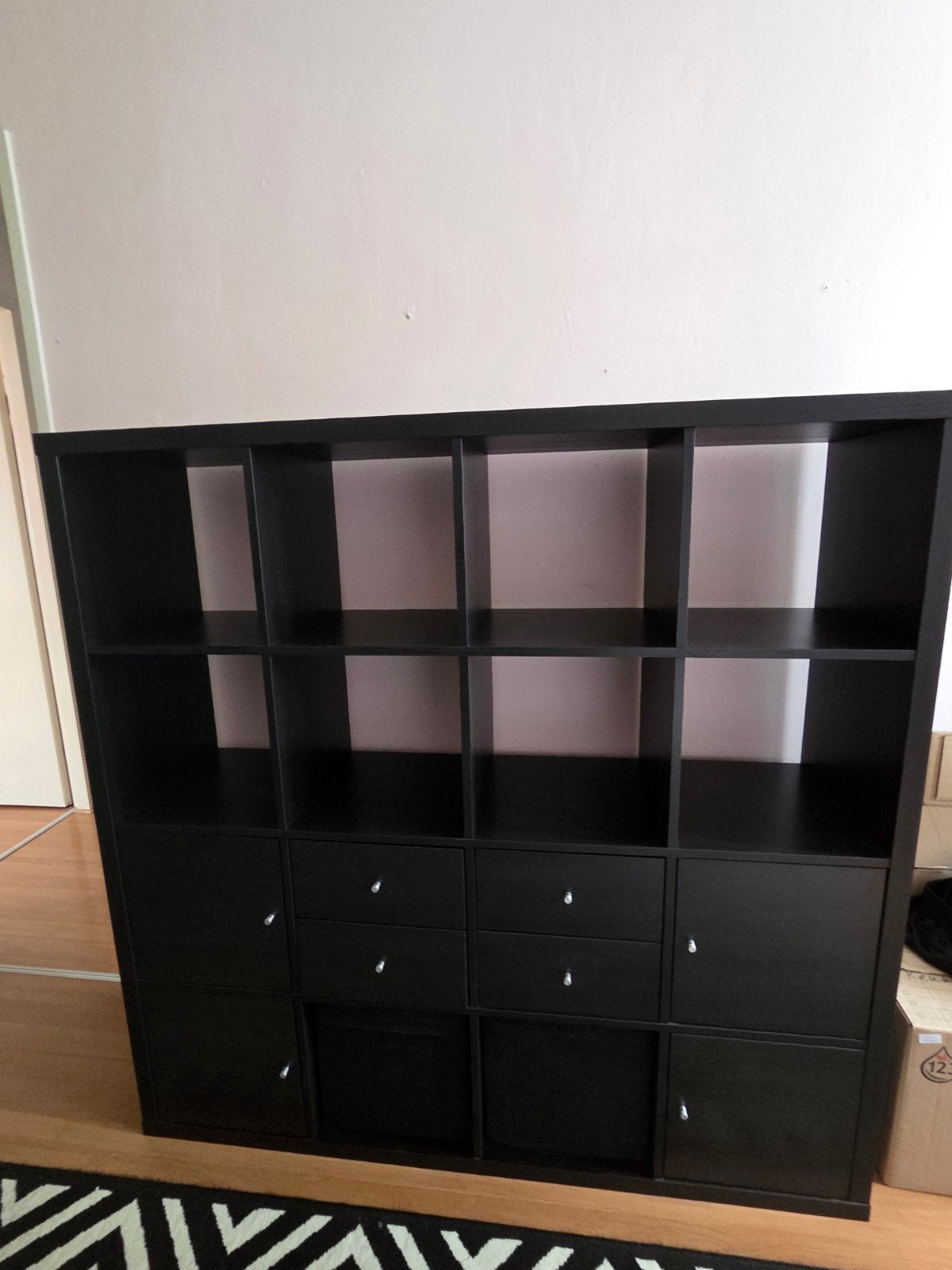 IKEA KALLAX kast met lades en mandjes, Ophalen, Overige materialen, Gebruikt, 150 tot 200 cm