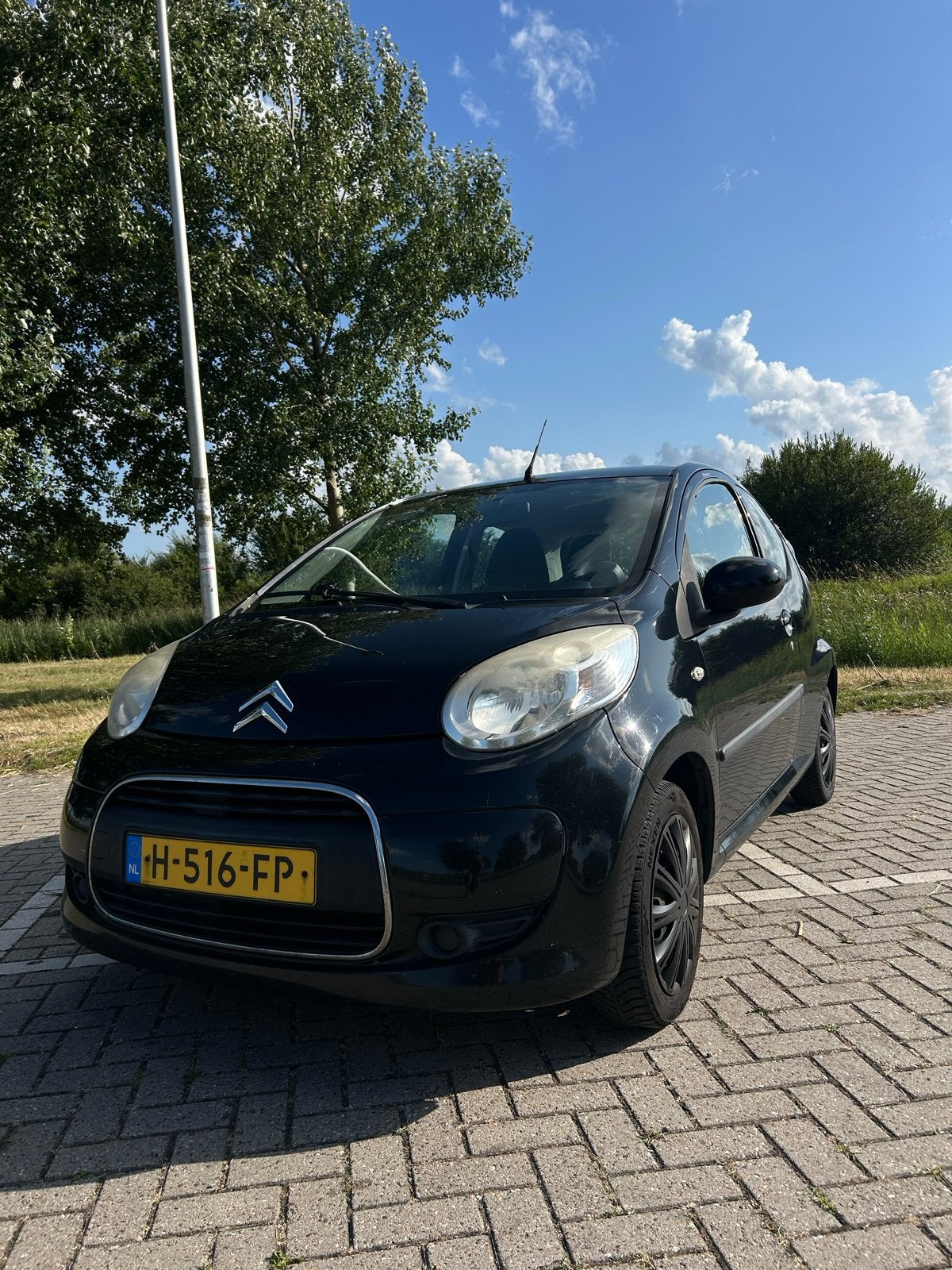 Citroën C1 1.0 3-DRS 2010 Zwart - APK tot 30-01-2027, Voorwielaandrijving, 4 stoelen, C1, Handgeschakeld