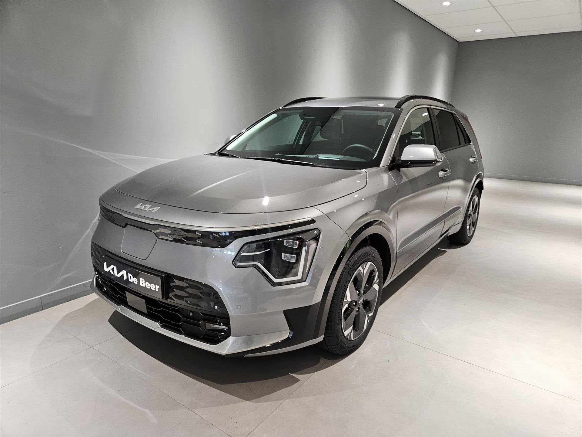 KIA e-Niro 64,8 kWh 204pk Aut DynamicPlusLine Navi/ Leer/ Op, Auto's, Gebruikt, Parkeercamera, 1657 kg, 420 min