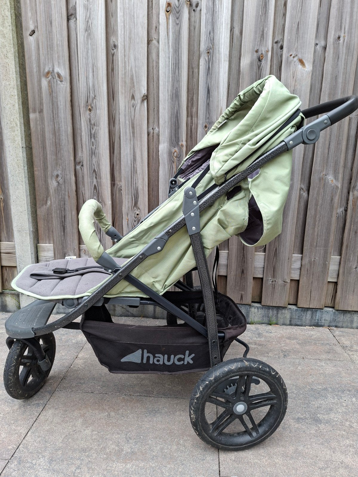 Hauck wandelwagen, geschikt voor hardlopen, Gebruikt, Verstelbare duwstang, Ophalen, Kinderwagen