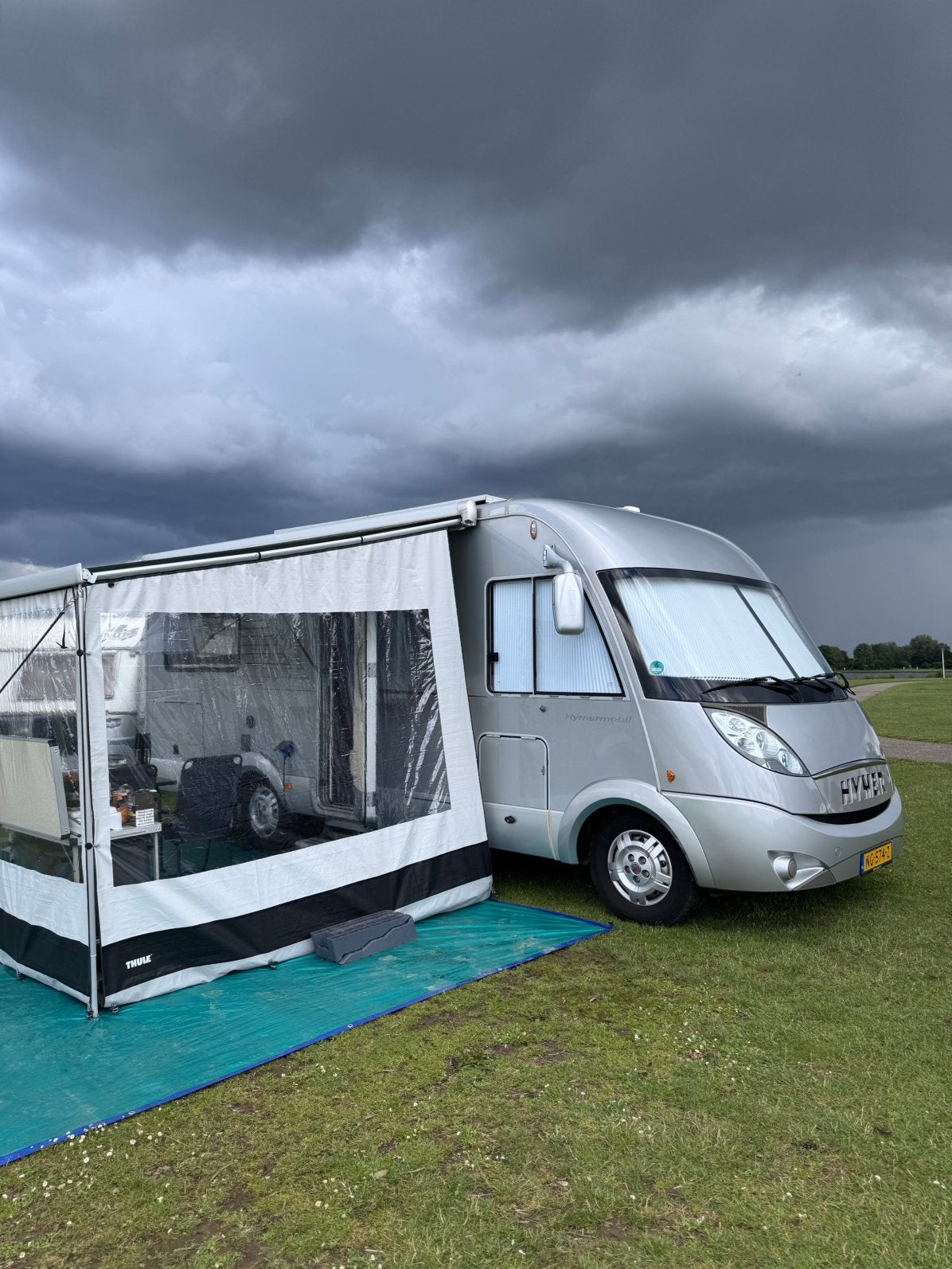 Hymer 654 sl 2009, Ophalen