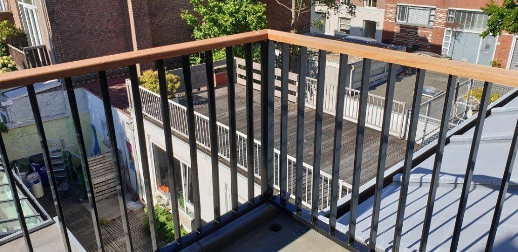 Striphekwerk voor balkon of dakterras, Ophalen, Nieuw, IJzer, Overige typen