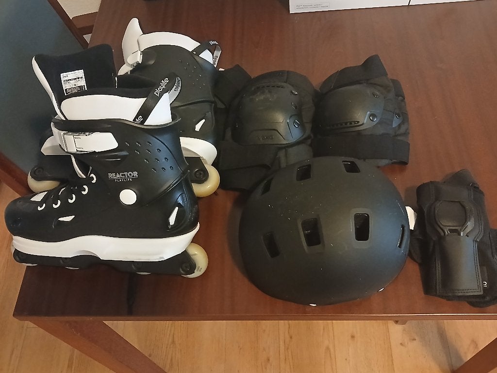 Playlife Reactor Aggressive Skates Maat 43-44 + Beschermers, Sport en Fitness, Overige merken, Gebruikt, Heren, Ophalen of Verzenden