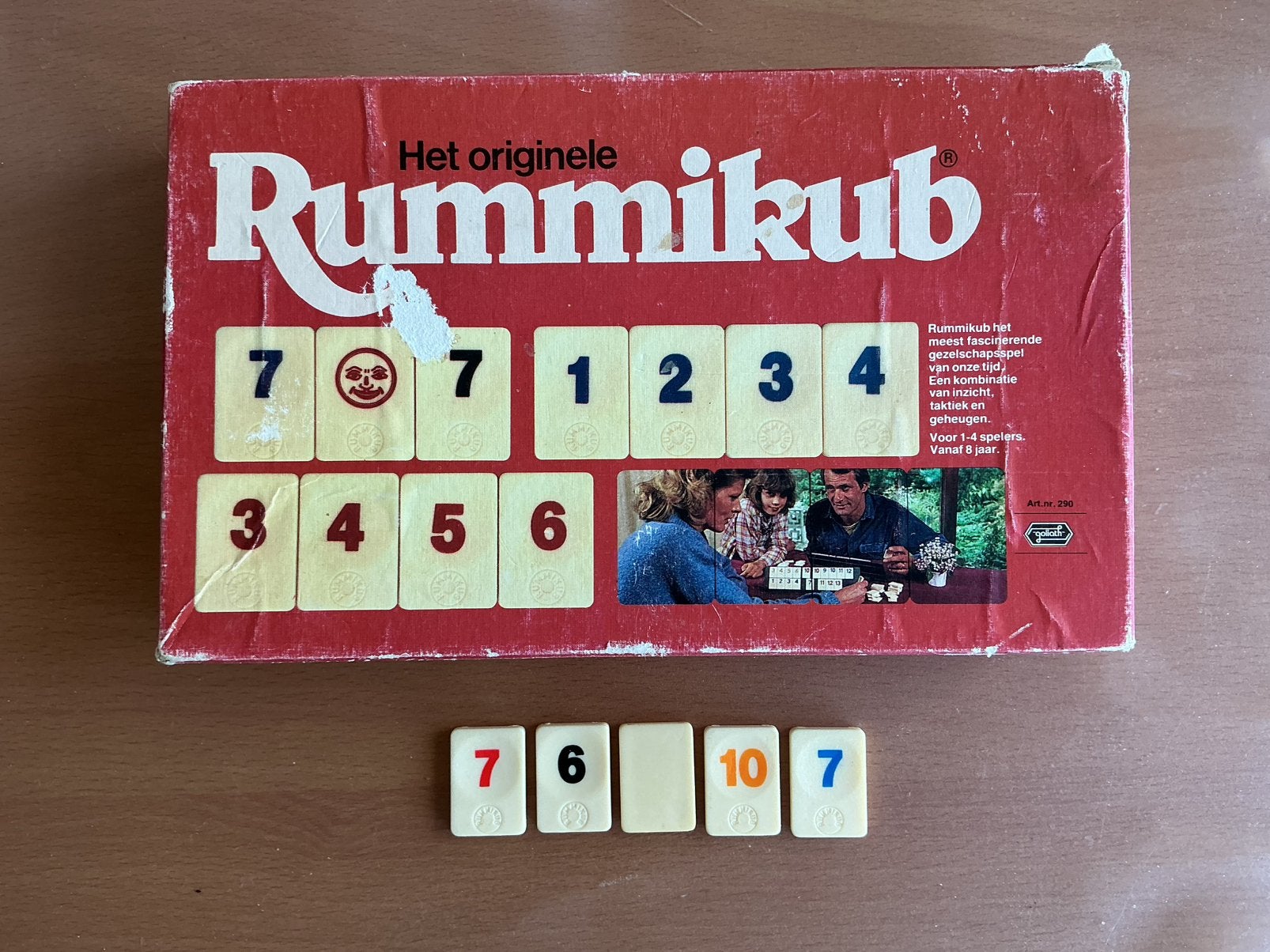 Rummikub Goliath nr 290 kleine steen/los onderdeel, Een of twee spelers, Ophalen of Verzenden, Zo goed als nieuw