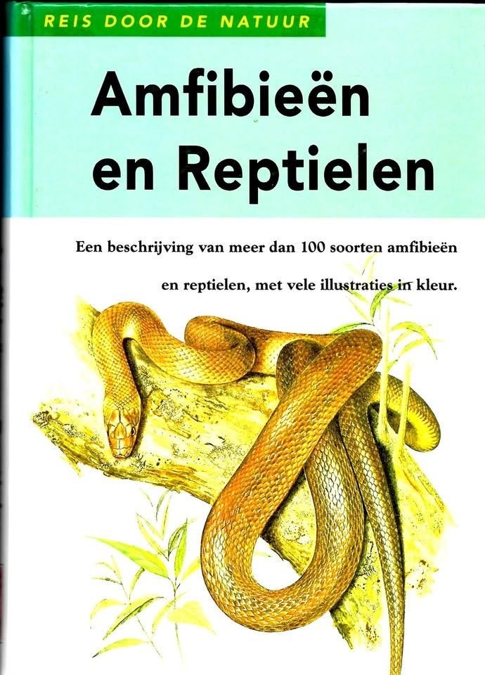 BOEK AMFIBIEEN EN REPTIELEN ., Ophalen of Verzenden, Nieuw, Reptielen of Amfibieën