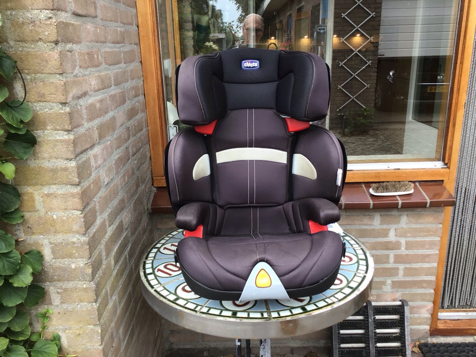 Chicco Oasys 2/3 FixPlus autostoel - Zwart/Grijs, Ophalen, Autogordel of Isofix, Gebruikt, 15 t/m 36 kg