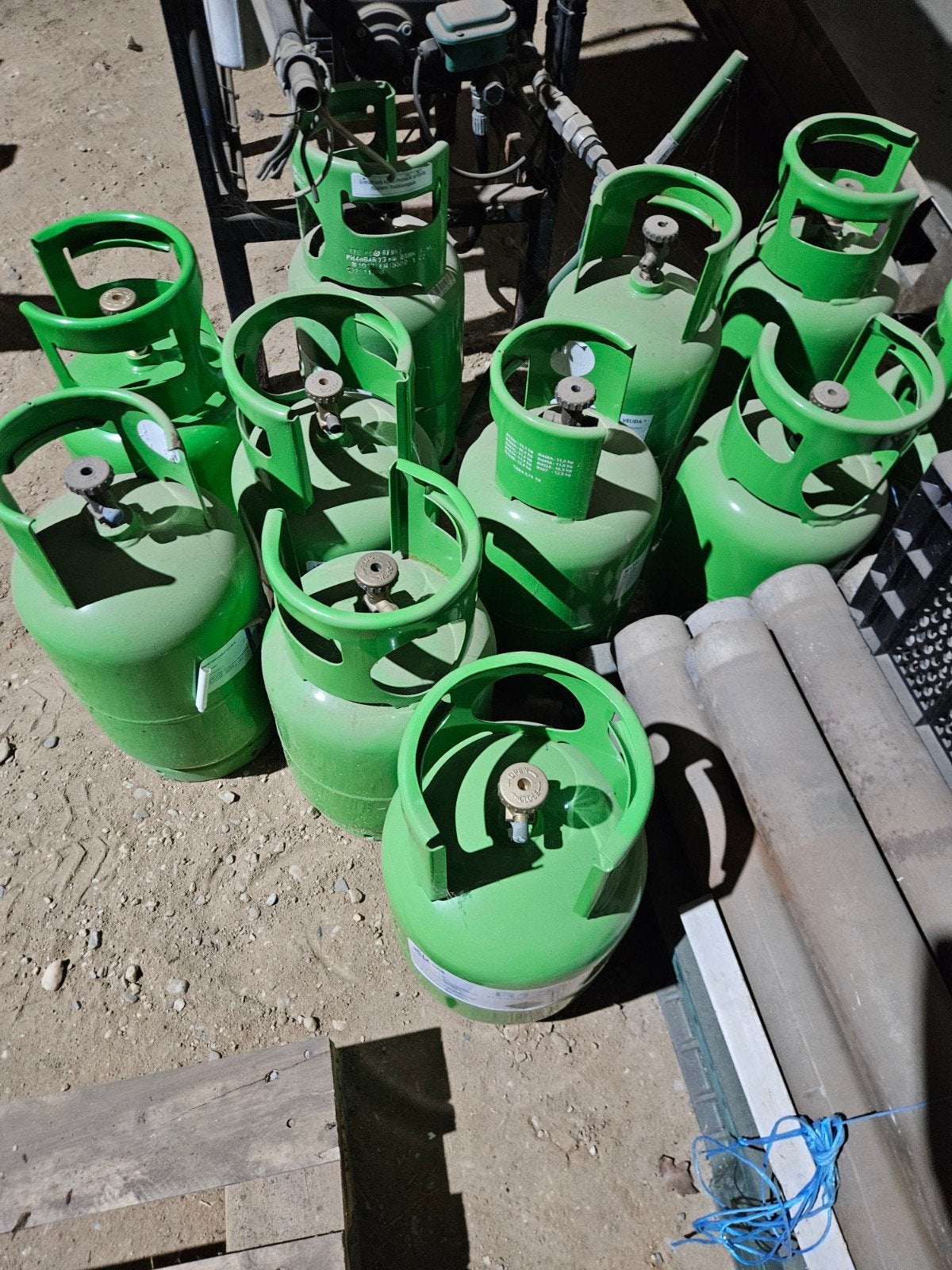 Lege Freon Gasflessen - Diverse Maten, 100 liter of meer, Ophalen of Verzenden, Minder dan 200 liter/min