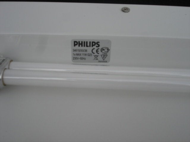 Set 2 stuks Philips wandlampen wit metaal serie EcoMoods, GU10, Nieuw, Ophalen of Verzenden, Metaal