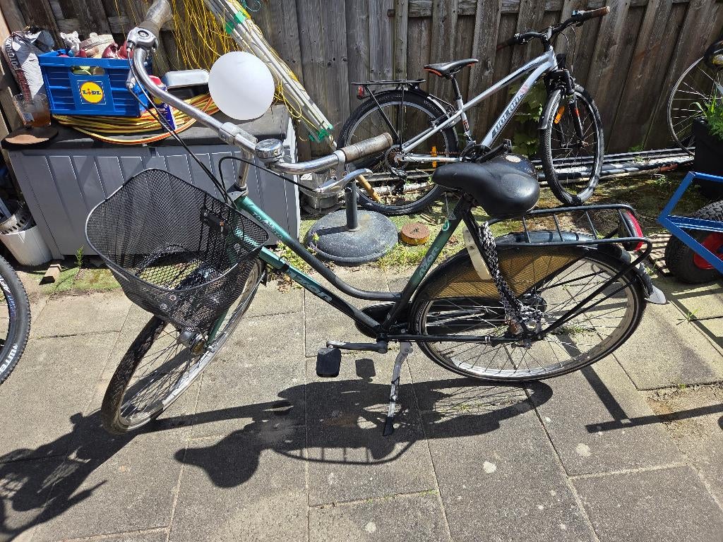 dames fiets toronto azor 28 inch, Fietsen en Brommers, Gebruikt, Versnellingen, Trommelrem, Ophalen
