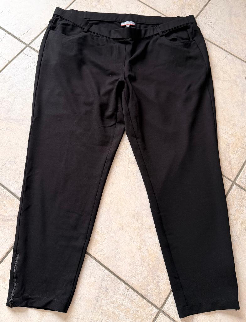 Ascari Pamela Zipp (Art 3336) zwarte pantalon maat 52, Kleding | Dames, Ascari, Zwart, Ophalen of Verzenden, Zo goed als nieuw