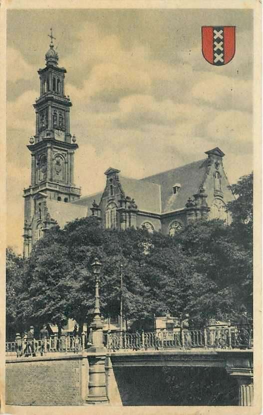 377-532-029 Amsterdam Westerkerk, Verzamelen, Verzenden, Voor 1920, Noord-Holland
