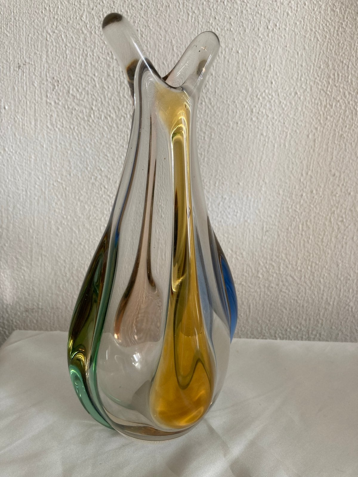 Frantisek Zemek 'Rhapsody' vaas Mstisov glas jaren 50, Ophalen of Verzenden