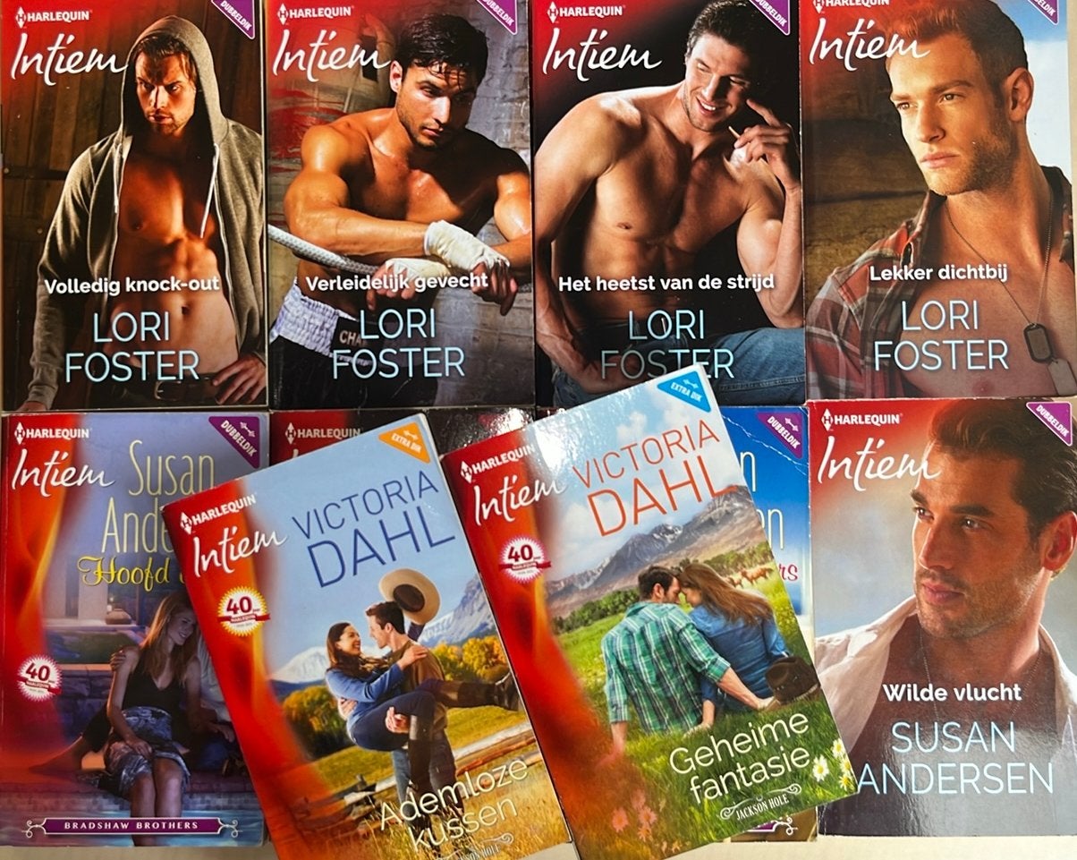 Harlequin Intiem dubbeldik, oa Lori Foster, Victo, Boeken, Ophalen of Verzenden, Zo goed als nieuw, Nederland