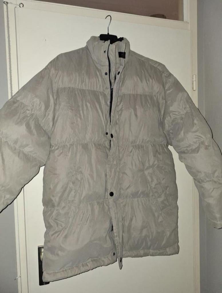 Stijlvolle beige winterjas - Maat L/ 52, Kleding | Heren, Maat 52/54 (L), Onbekend, Beige, Ophalen of Verzenden