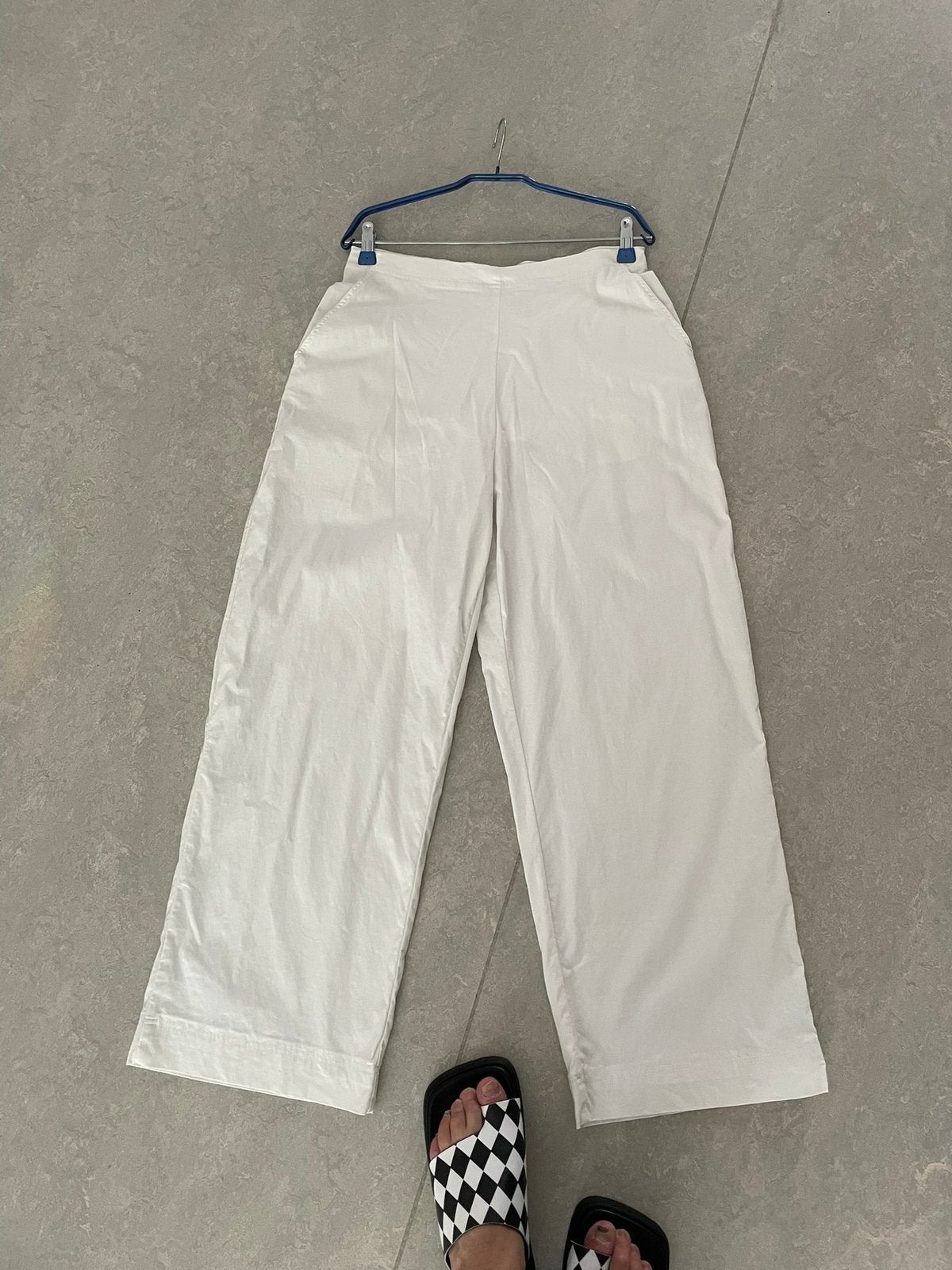 Rundholz broek stretch wit/creme M als nieuw, Maat 38/40 (M), Wit, Ophalen of Verzenden, Zo goed als nieuw