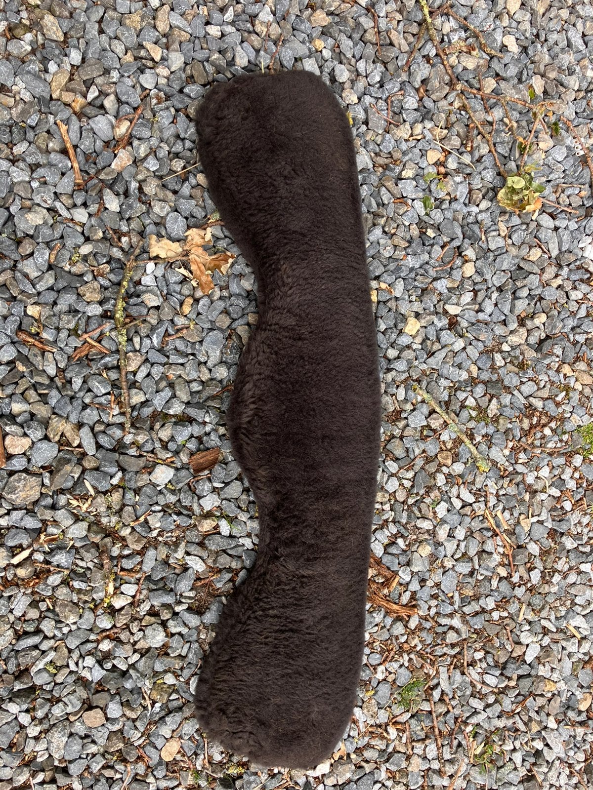 Mattes dressuur singel wol NIEUW 65 cm donkerbruin, Ophalen of Verzenden, Nieuw, Dressuur, Singel