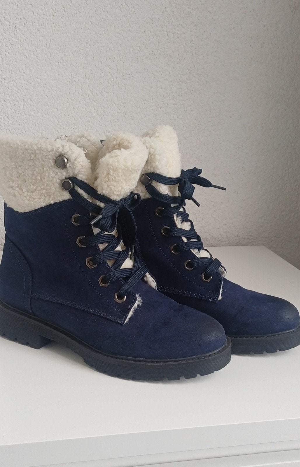 enkellaarsjes, Ophalen, Blauw, Lage of Enkellaarzen, Zo goed als nieuw