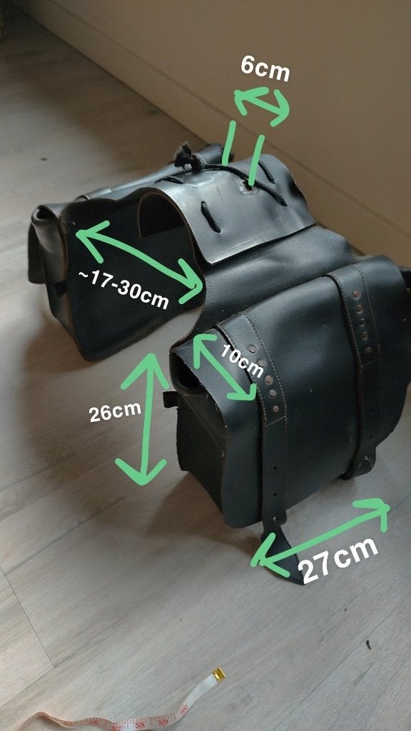 Lederen motortas, Motoren, Accessoires | Koffers en Tassen, Ophalen of Verzenden, Gebruikt