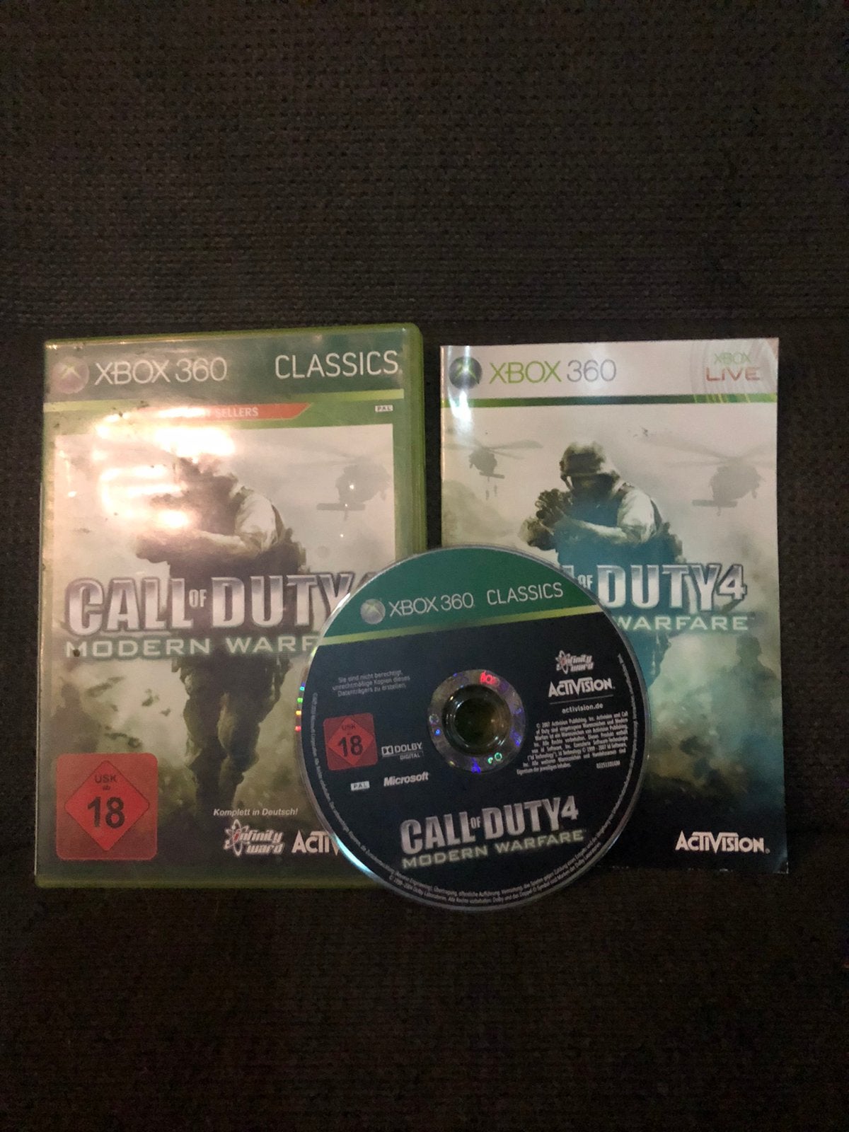 Tekoop call of duty 4 modern warfare compleet met boekje, Spelcomputers en Games, Games | Xbox 360, Vanaf 18 jaar, 1 speler, Racen en Vliegen