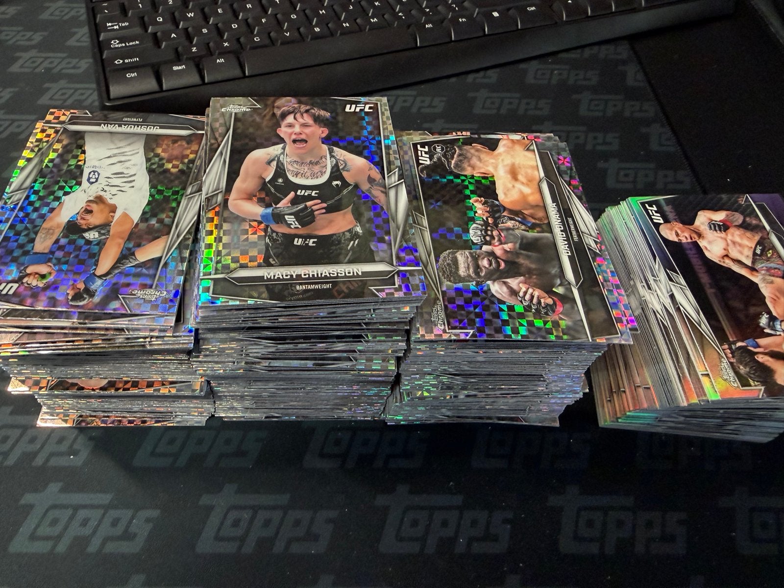 Grote collectie UFC Topps Chrome ruilkaarten, Ophalen of Verzenden, Zo goed als nieuw, Meerdere plaatjes