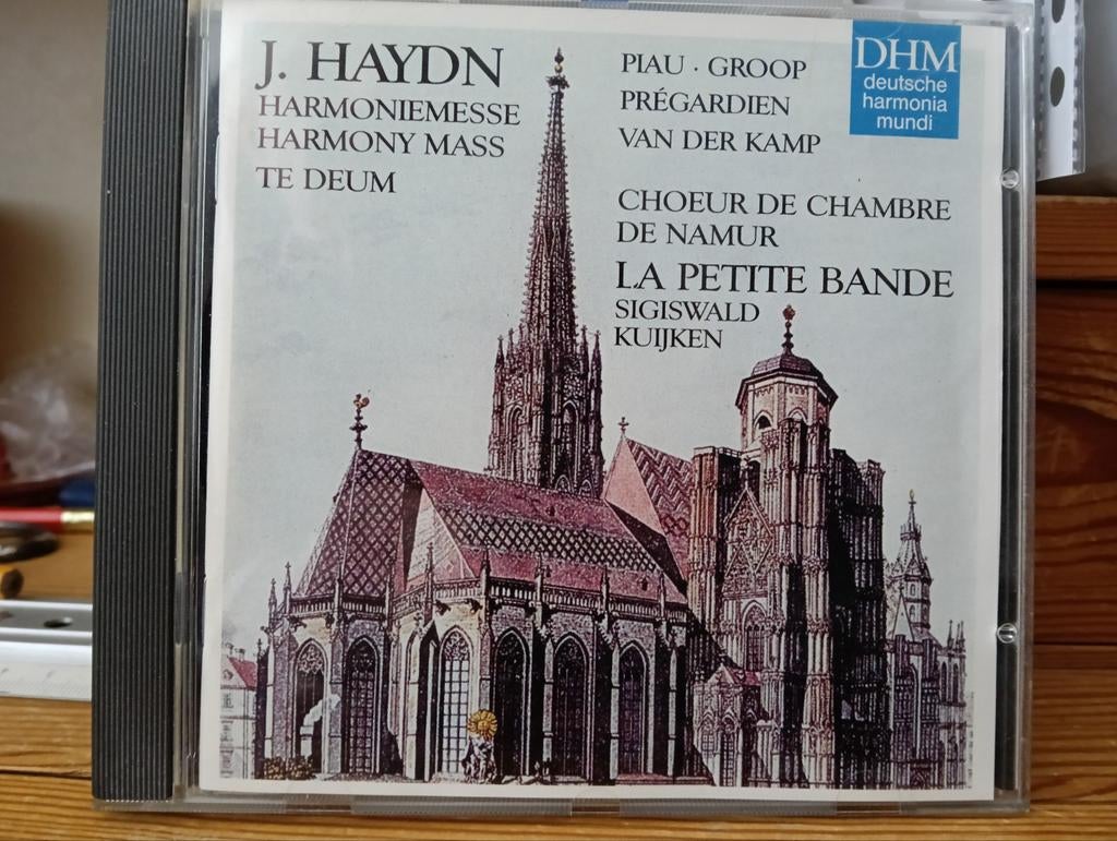 Haydn Harmonie Messe/Te Deum  Kuijken, Ophalen of Verzenden, Classicisme, Zo goed als nieuw, Vocaal