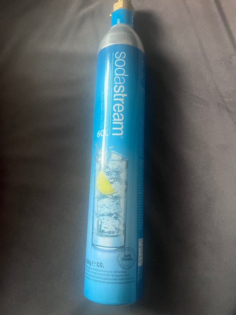 Blauwe koolzuur cilinder Sodastream nieuw., Ophalen, Nieuw