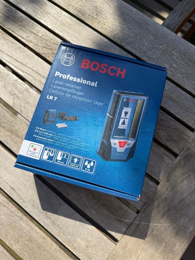 Bosch Professional LR 7 laserontvanger  ongeopende doos, Ophalen of Verzenden, Nieuw, Overige meters