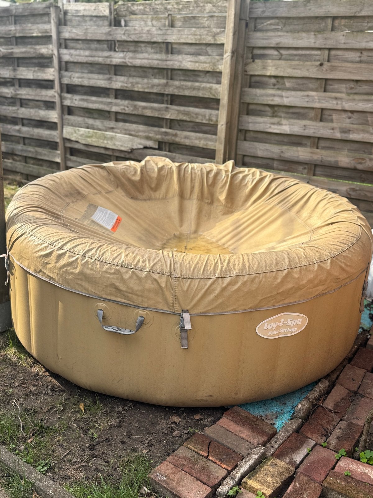 Opblaasbare jacuzzi met tenet  zgan, Tuin en Terras, Ophalen, Minder dan 80 cm, Opblaaszwembad, Rond