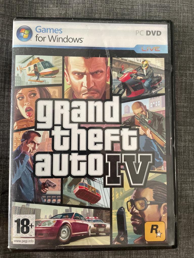 Grand Theft Auto IV (GTA 4) PC DVD - Games for Windows Live, Avontuur en Actie, Online, Gebruikt, Vanaf 18 jaar