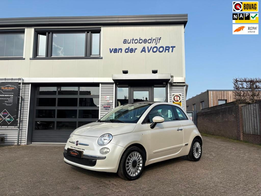 Fiat 500 1.2 Lounge, Auto's, Fiat, Euro 5, Stof, Gebruikt, 4 cilinders