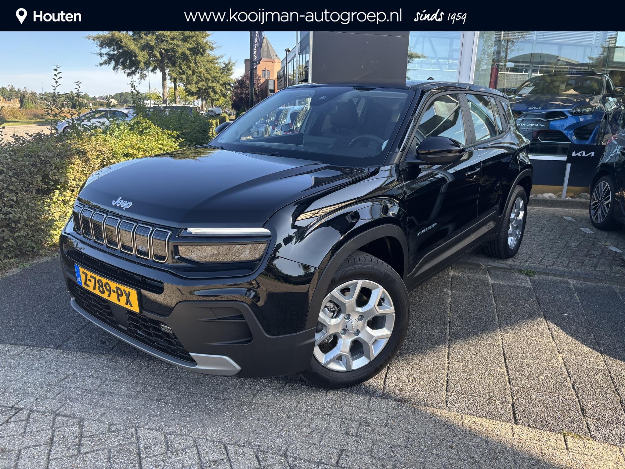 Jeep Avenger Altitude 54 kWh, Eerste Eigenaar, Climate Contr, Auto diversen, Stellantis Jeep, Zwart, Elektrisch, Info@jeep.nl