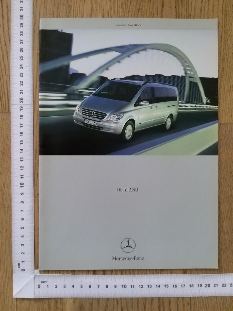 Mercedes Viano brochure 2004, Ophalen of Verzenden, Gelezen, Mercedes