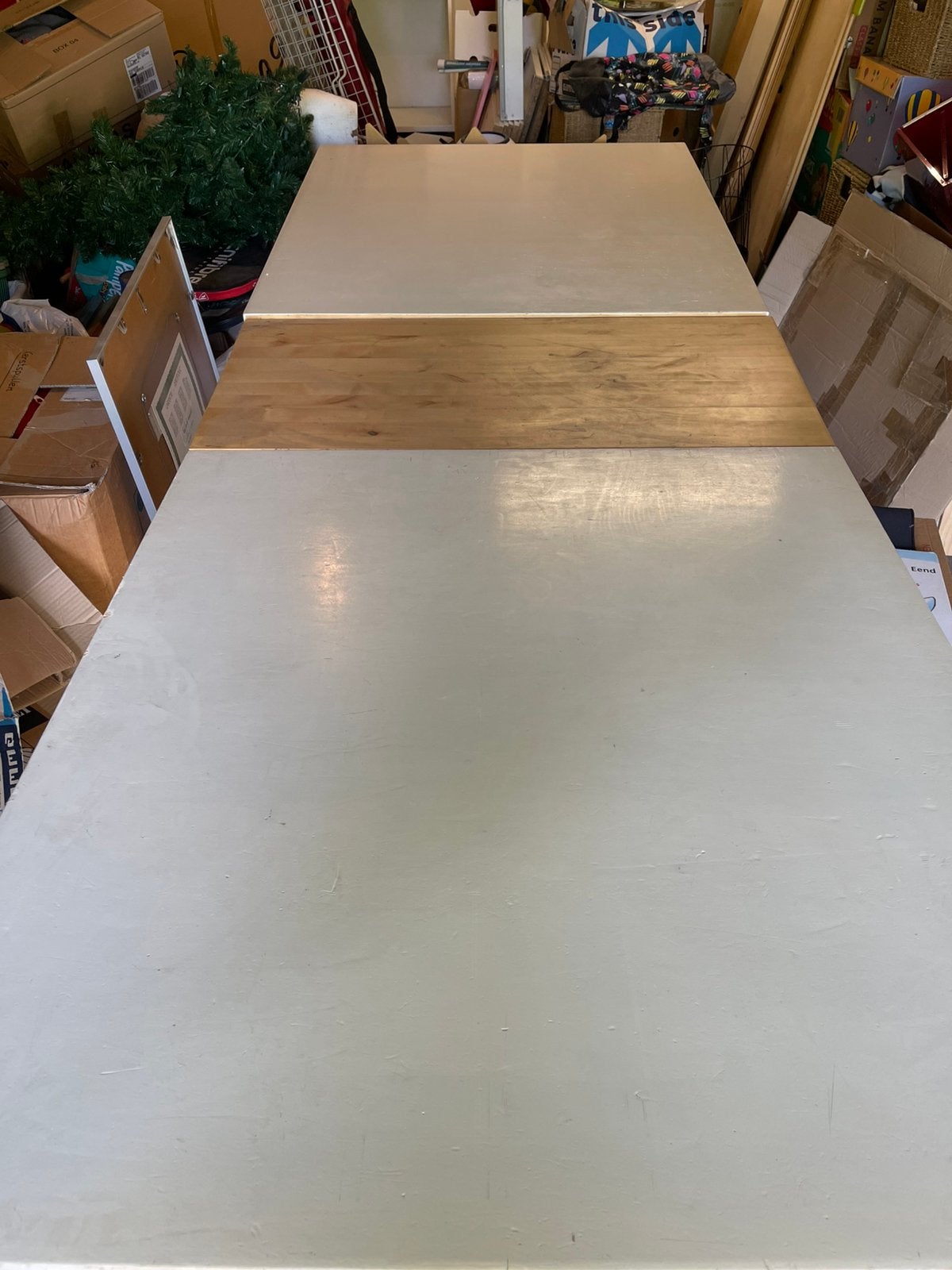 IKEA NORDEN EETTAFEL 220/260 x 100 cm, Gebruikt, 200 cm of meer, Ophalen of Verzenden, Vijf personen of meer