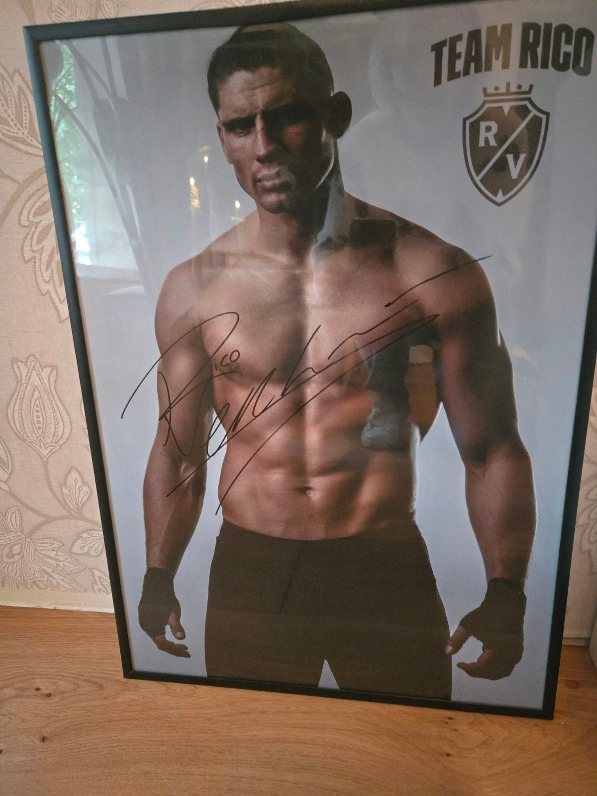 rico verhoeven poster handtekening, Ophalen
