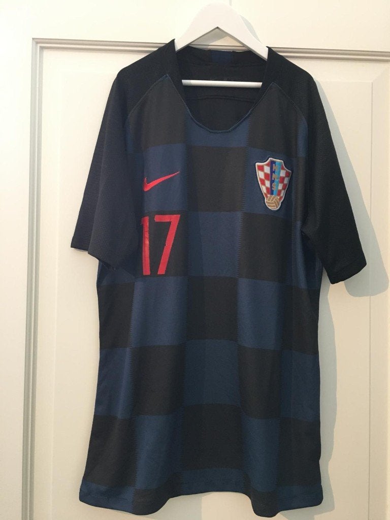 #VSL07 Voetbalshirt Mandzukic (Kroatie) te koop!! Maat L, Maat L, Verzenden, Zo goed als nieuw, Shirt