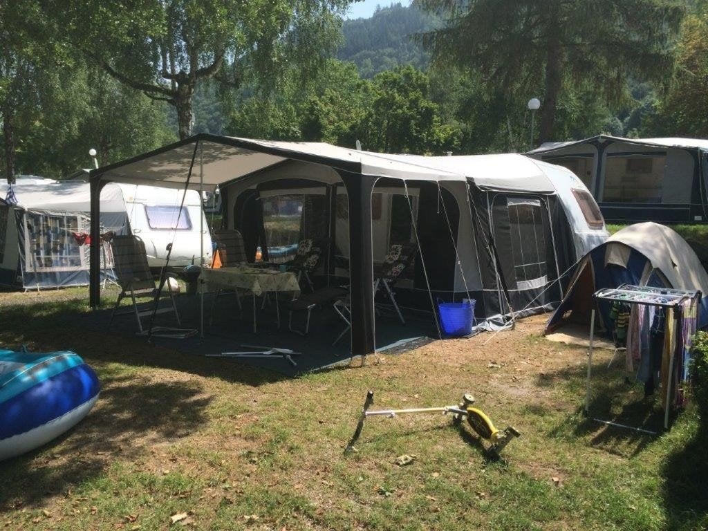 Dorema Sigma 270 XL voortent met aluminium stokken, Ophalen, Zo goed als nieuw, Dorema