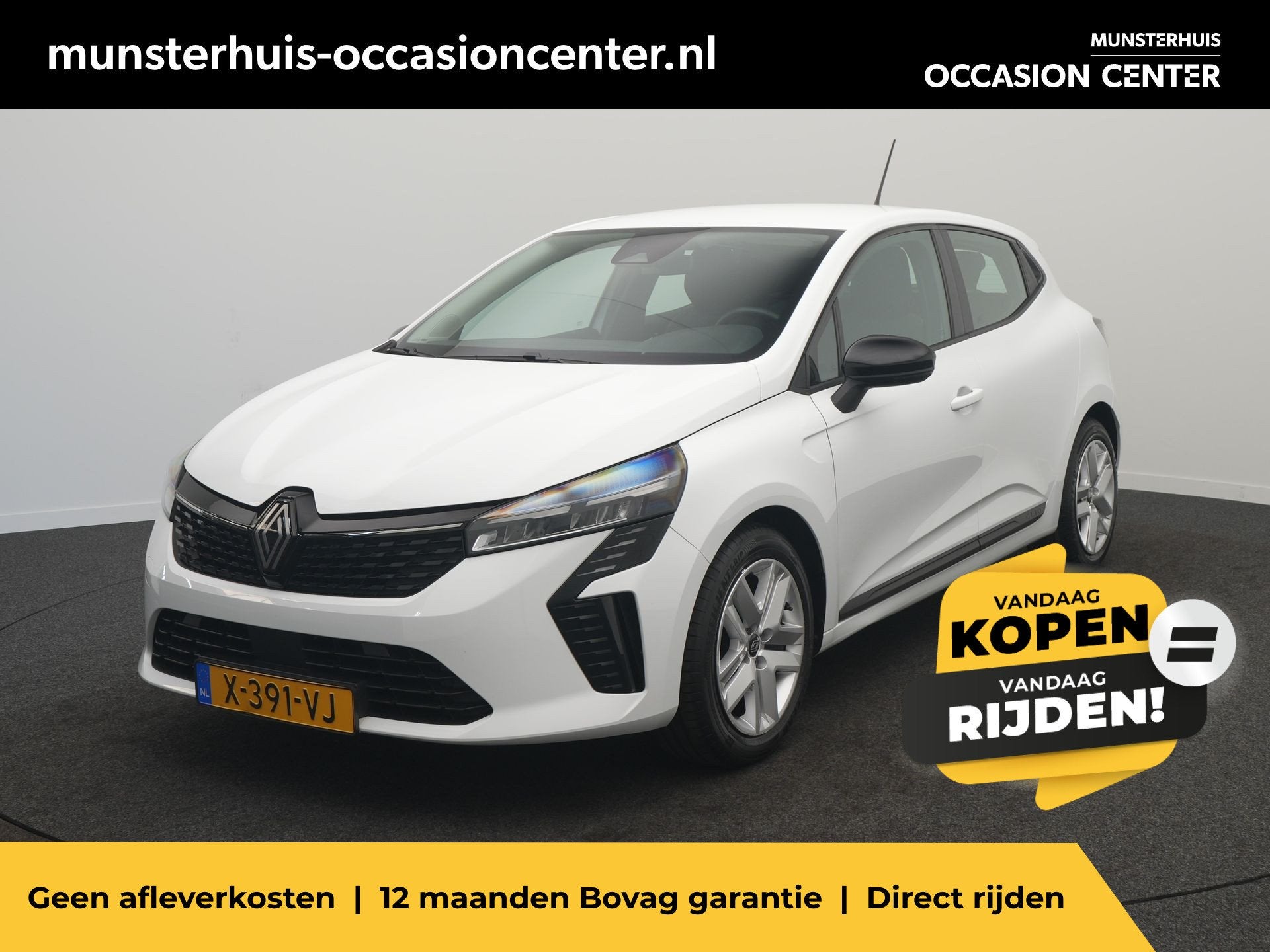 Renault Clio 1.0 TCe ECO-G 100 techno - RIJKLAARPRIJS - LPG, Auto's, Voorwielaandrijving, 12 maanden, Gebruikt, Euro 6