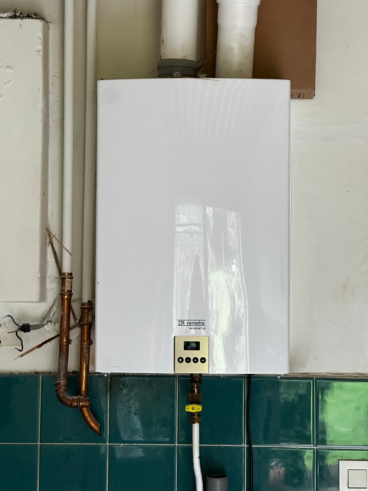 Remeha Avanta 35c CV-ketel, gebruikt, bouwjaar ca. 2012, Ophalen of Verzenden, Gebruikt, Cv-ketel of Combi-ketel, Hoog rendement (Hr)