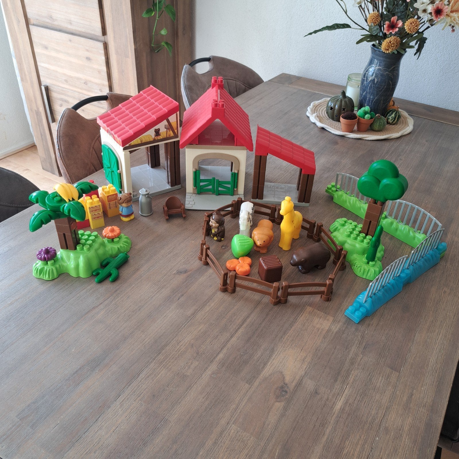 Abrick Boerderij met Dierentuin Dieren Speelset, Ophalen, Jongen of Meisje