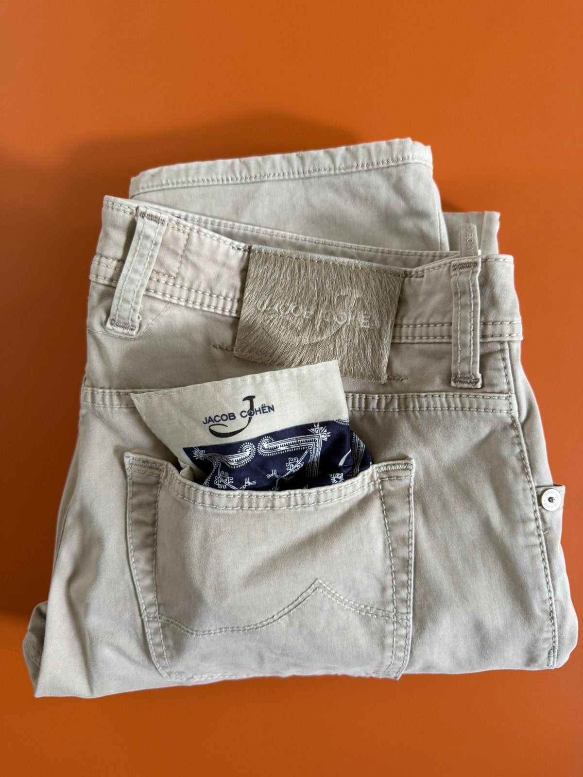 Jacob Cohen 622 comfort vintage beige 36, Ophalen of Verzenden, Zo goed als nieuw, Overige kleuren, W36 - W38 (confectie 52/54)