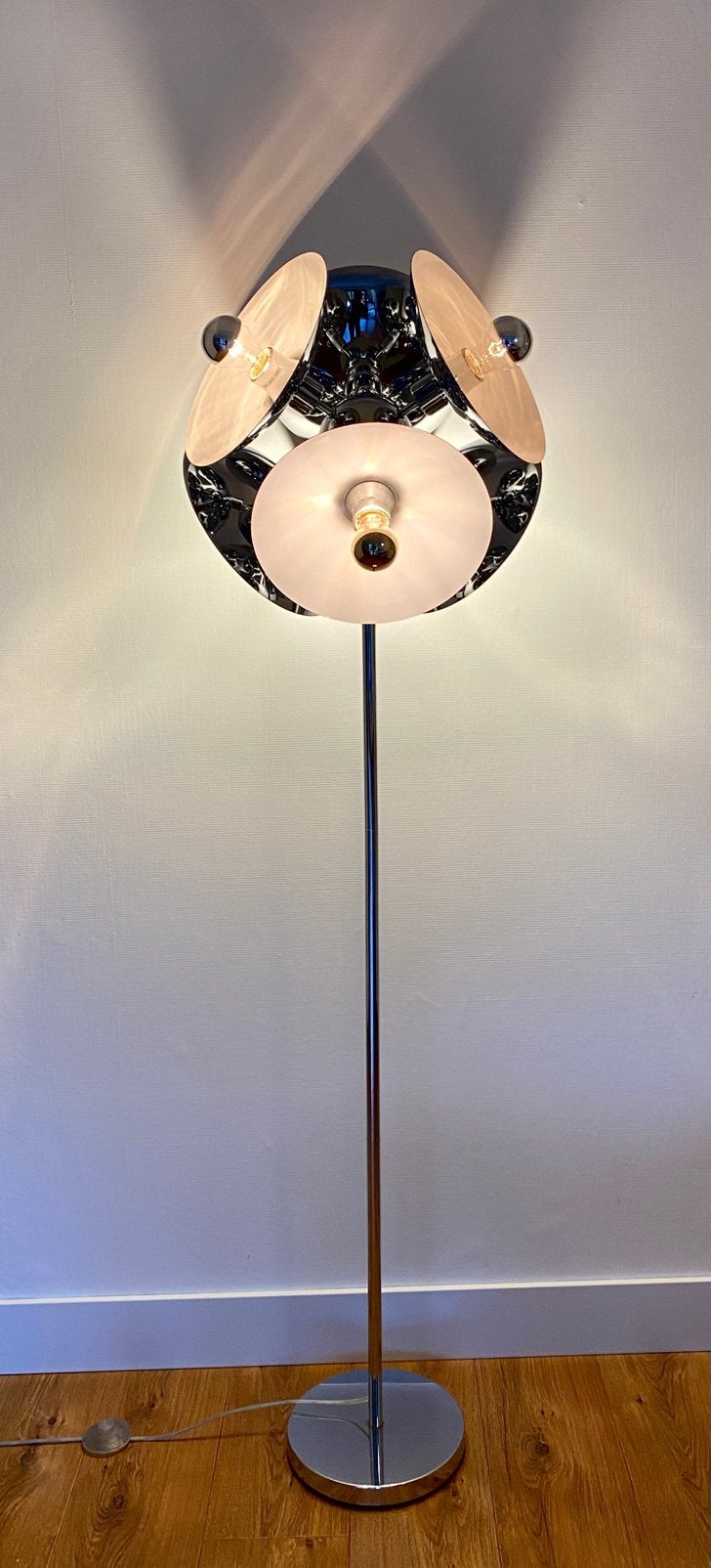 Space-age vloerlamp 80’s/ 90’s, Ophalen, Space-age, E27 (groot), Zo goed als nieuw