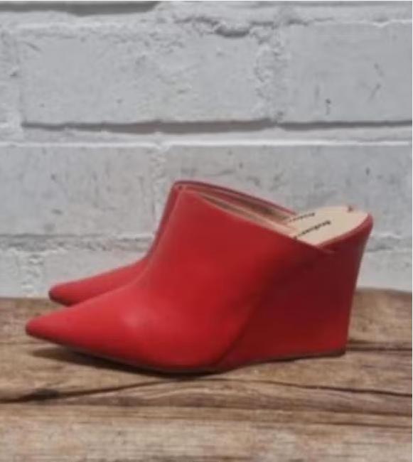 Lola Cruz - Prachtige leren muiltjes maat 40 - Nieuw €220, Kleding | Dames, Schoenen, Lola Cruz, Nieuw, X, Rood
