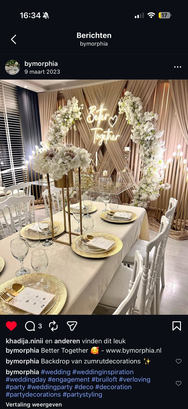 Opruiming decoratiebedrijf | bruiloft, babyshower, verloving, Eén persoon, 3 overnachtingen of meer