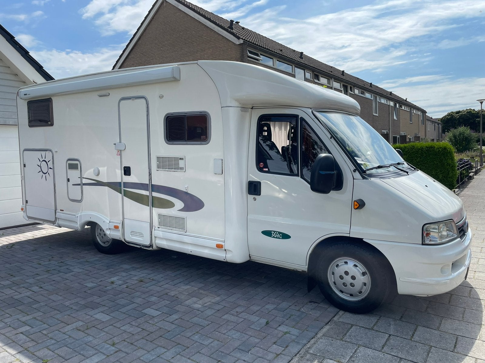 McLouis Glen / Spa 364 G 2003,XXL garage, lage KM-stand..!!!, Luifel, Fiat, Particulier, 5 tot 6 meter