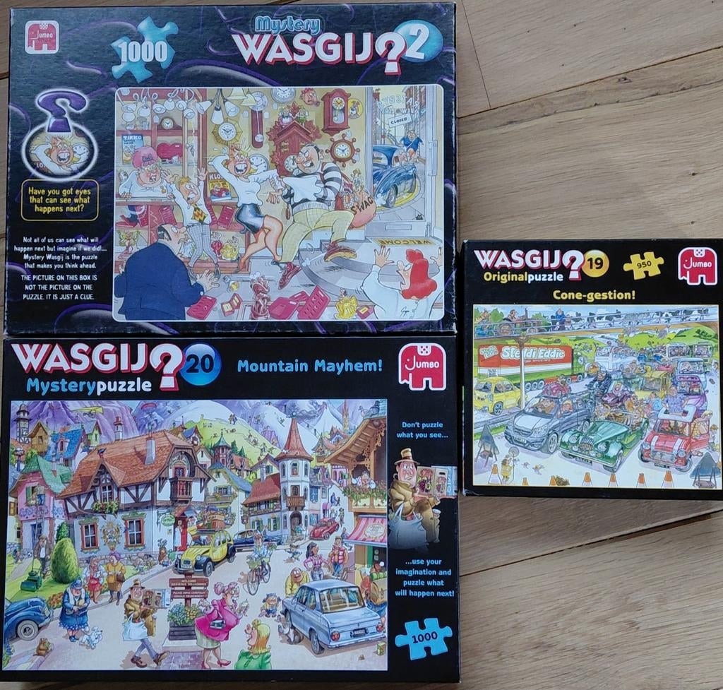 4 Wasgij puzzels:  RUILEN, Ophalen of Verzenden